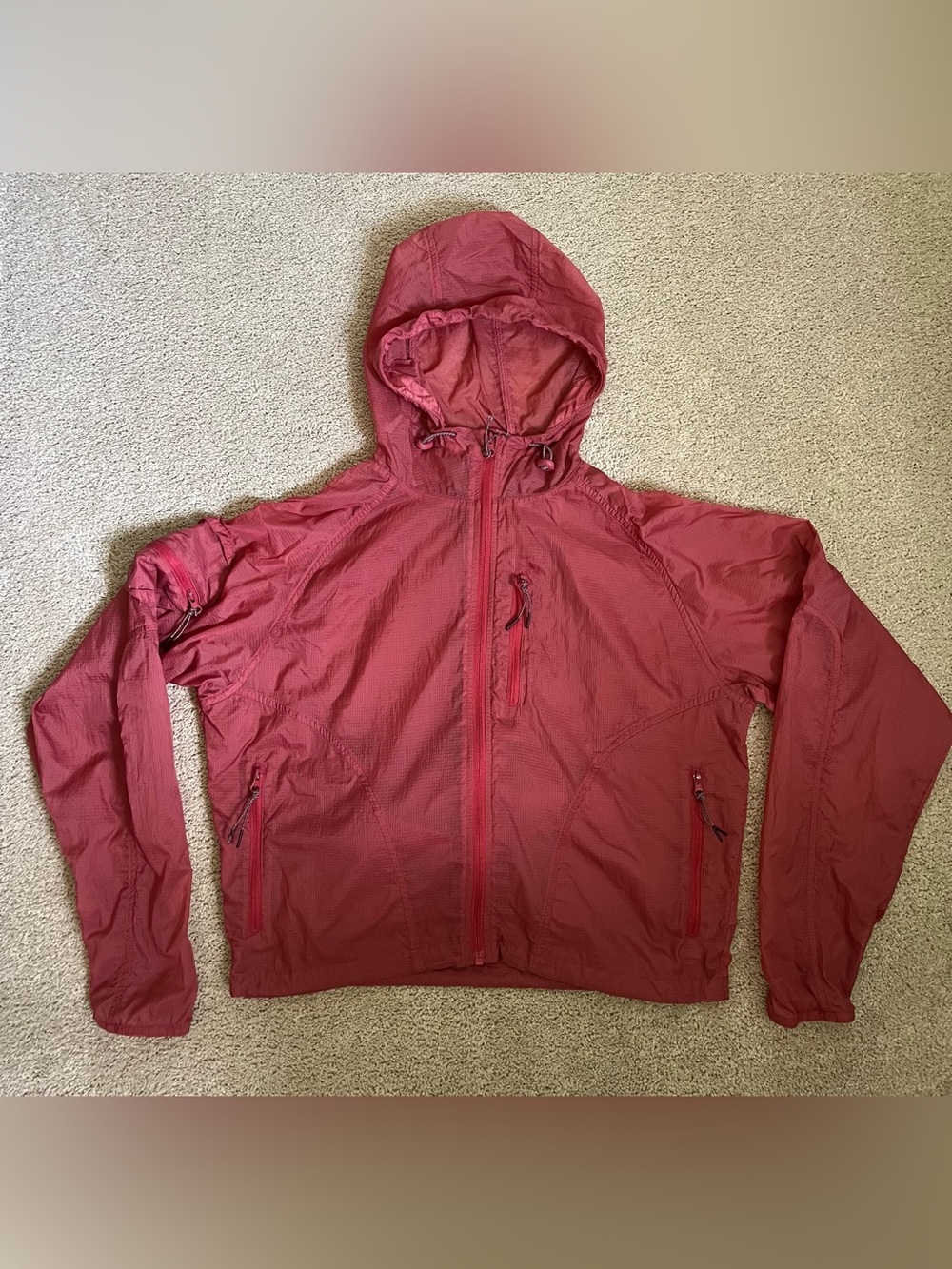 Women’s Outdoor Voices Red Windbreaker Jacket - S